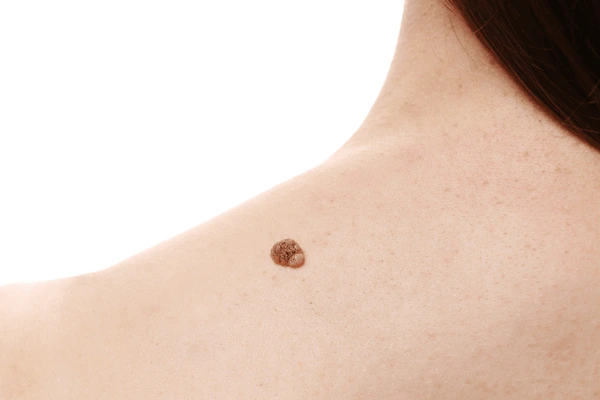 lady during wart removal treatment in Dubai at novomed