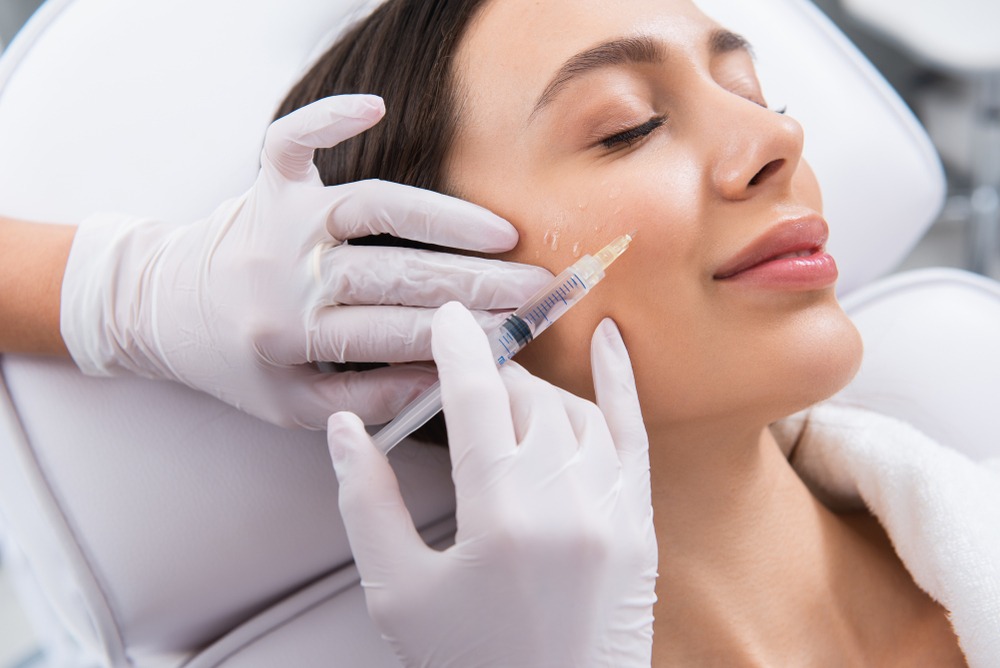 Cheek filler at novomed clinic